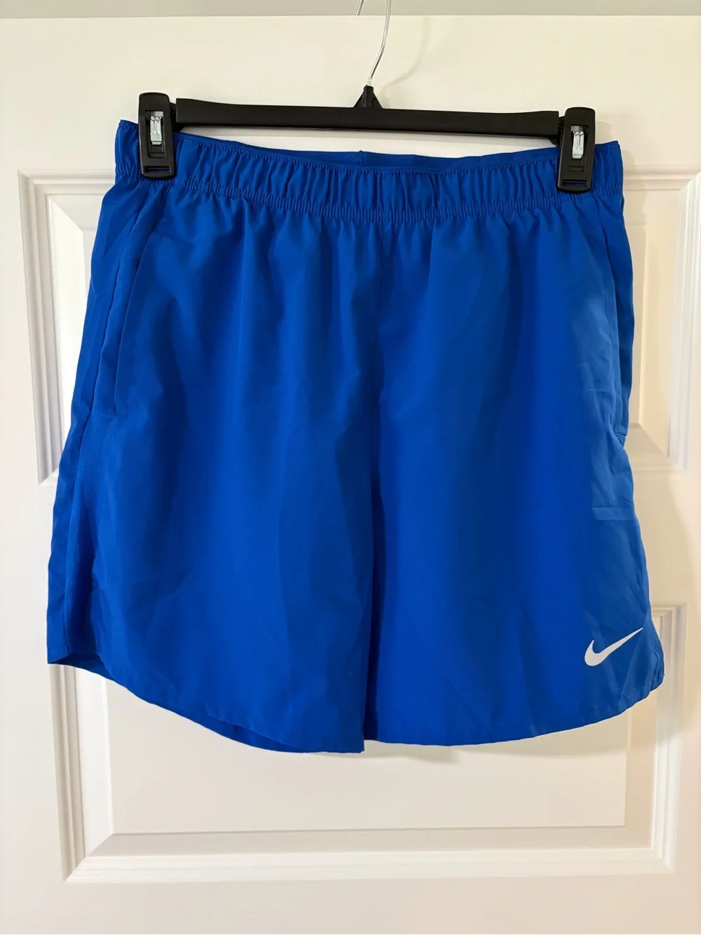 Men Nike Blue Athletic Running Workout Casual Shorts